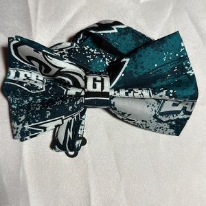 Philadelphia Eagles Bowtie 
Homemade bow tie.